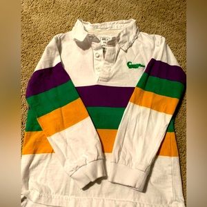 MiMi kids Mardi Gras shirt 5/6T